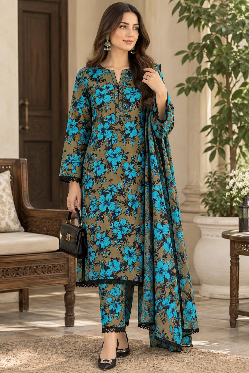 Printed Premium Marina Three piece
