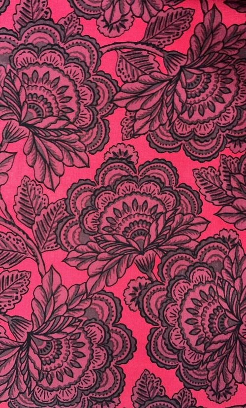 Pink Bloom – 3-Piece Printed Suit